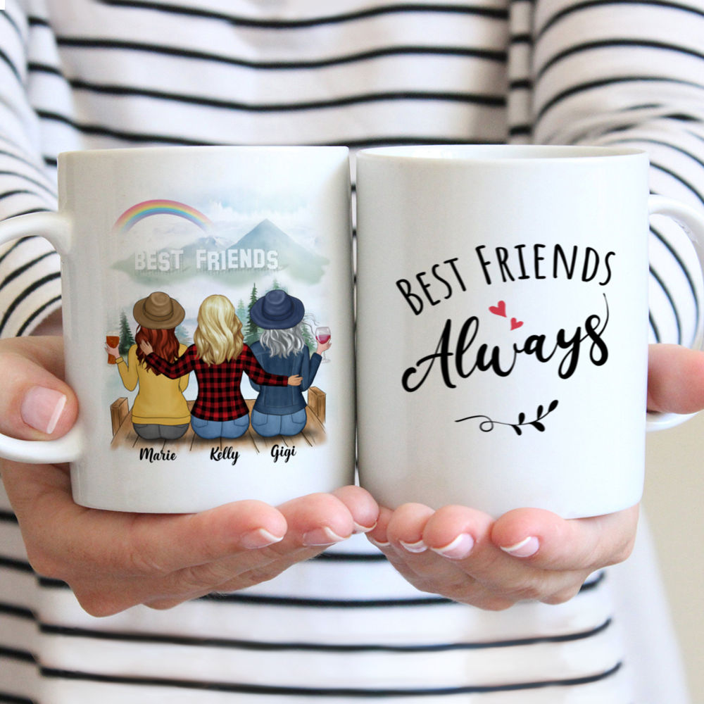 Personalized Mug - Up to 5 Women - Best Friends Always (H)