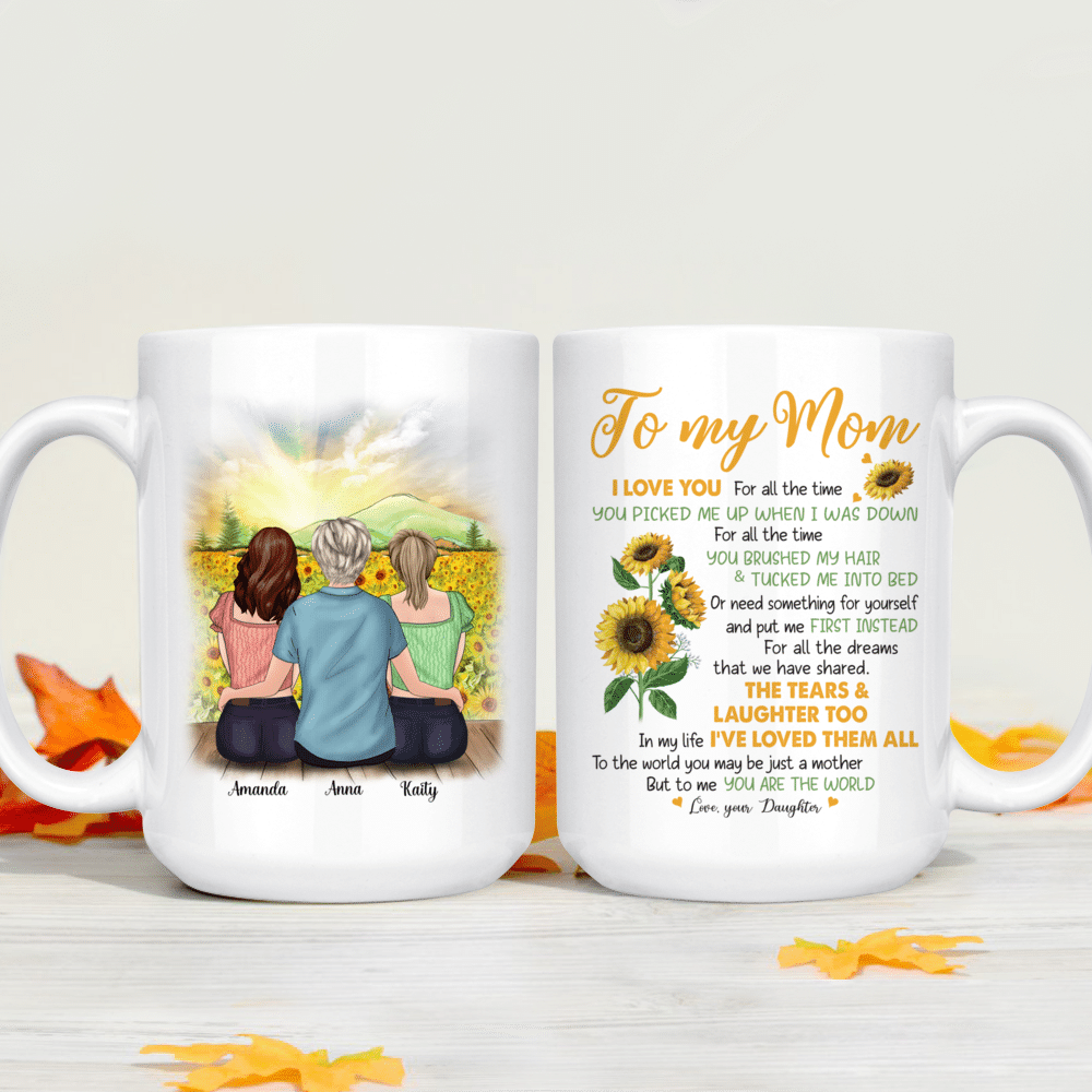 YouNique Designs Sunflower Mom Mug, 11 Ounces, Unique Mothers Day Coffee  Mug from Daughter and Son, …See more YouNique Designs Sunflower Mom Mug, 11