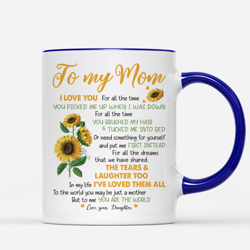 Personalized sunflower mom mug, raising wildflowers, mom mug with names –  Factory21 Store