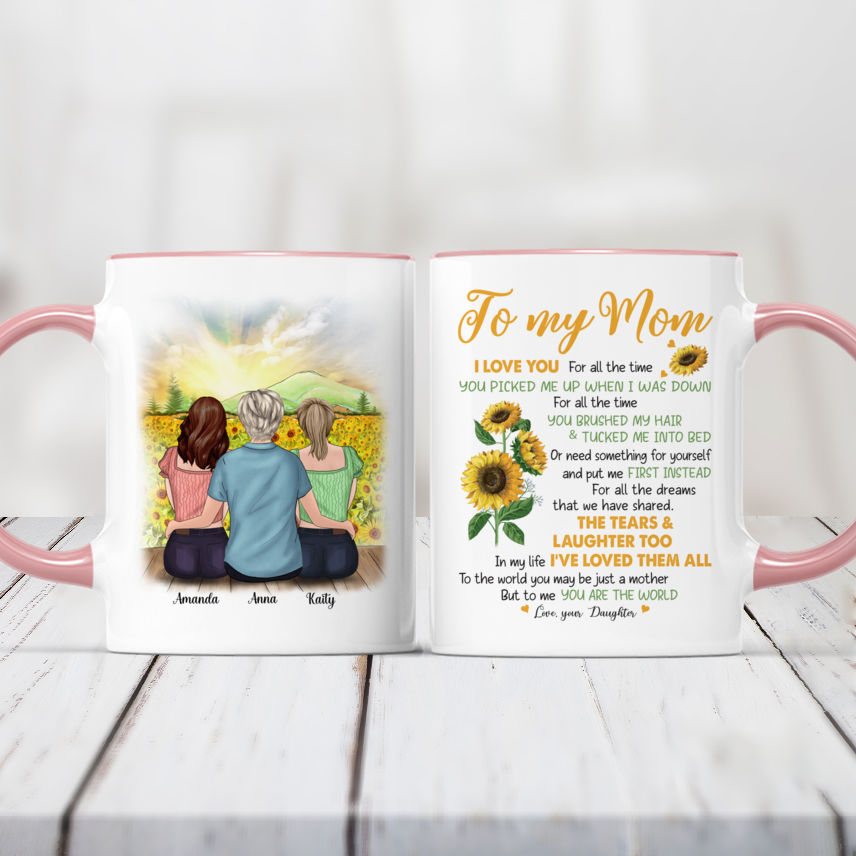 YouNique Designs Sunflower Mom Mug, 11 Ounces, Unique Mothers Day Coffee  Mug from Daughter and Son, …See more YouNique Designs Sunflower Mom Mug, 11