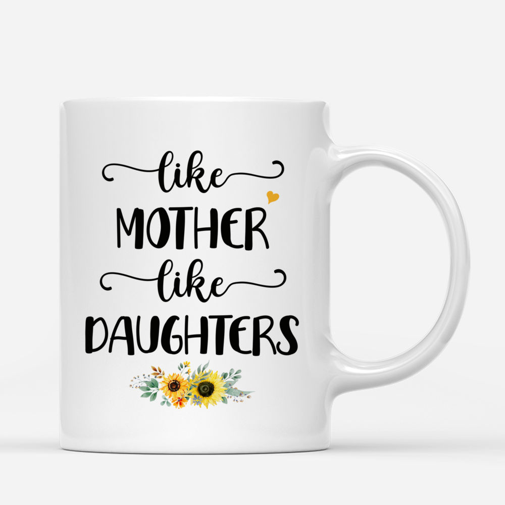 Personalized Mug - Sunflower Mother & Daughter (3480) - Like Mother Like Daughters_2