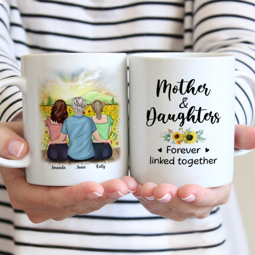 Personalized sunflower mom mug, raising wildflowers, mom mug with names –  Factory21 Store