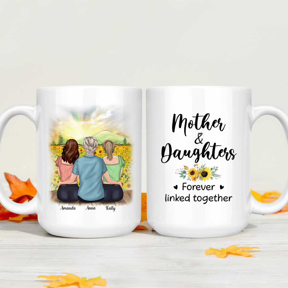 Personalized sunflower mom mug, raising wildflowers, mom mug with names –  Factory21 Store