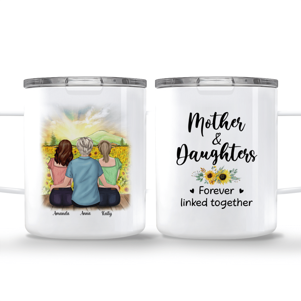 Personalized sunflower mom mug, raising wildflowers, mom mug with names –  Factory21 Store