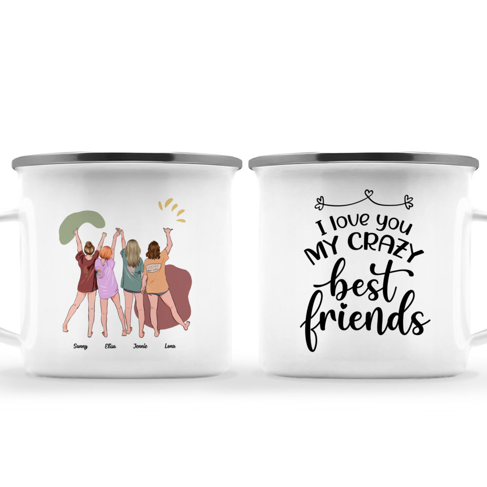 Crazy Corner Happiness is insulting your best friend Magic Mug (330 ML)