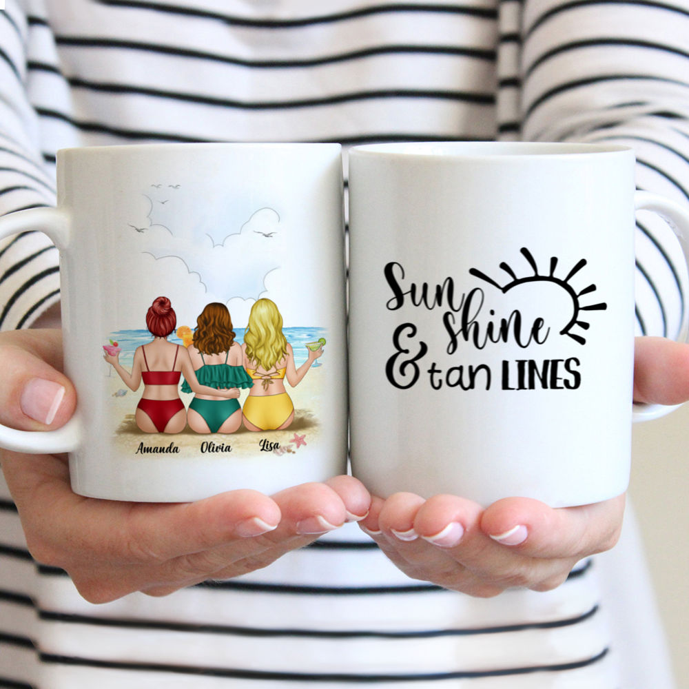 Personalized Mug - Beach Girls - Sunshine & Tan Lines