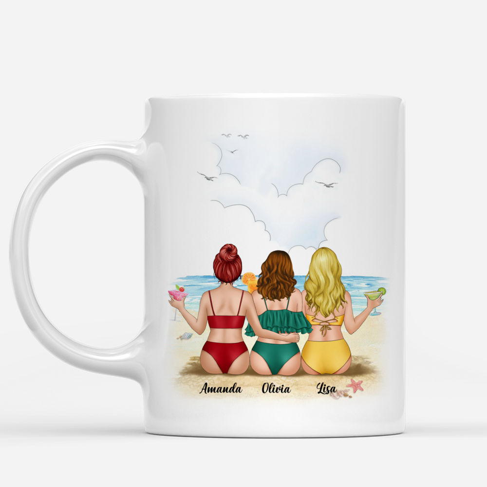 Personalized Mug - Beach Girls - Life Is Better In Flip Flops_1