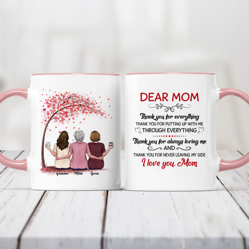 Dear Bonus Mom Personalized Mug, Thank you Step Mom, Mother's Day