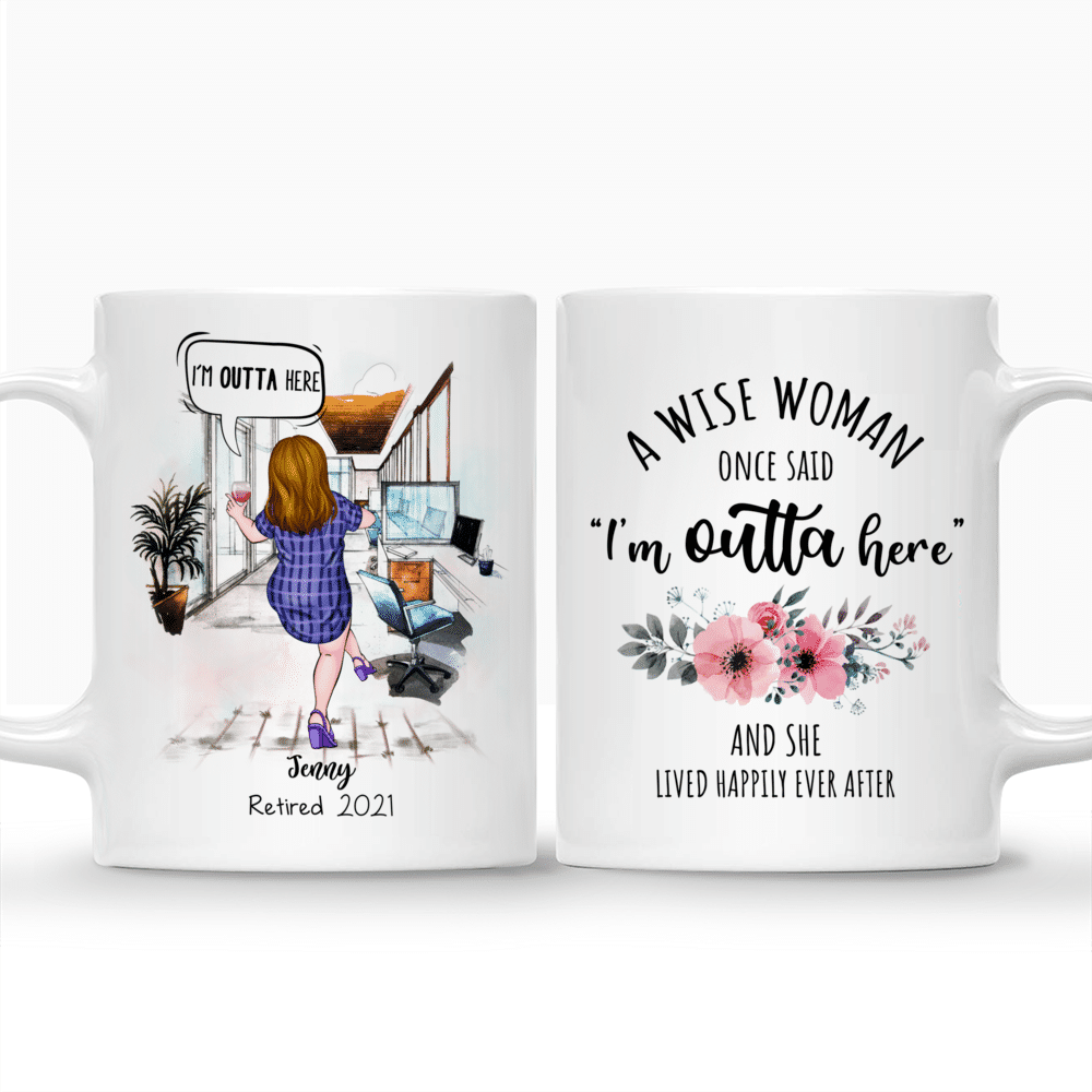 A Wise Woman Said Tumbler, Personalized Retirement Gift for Women