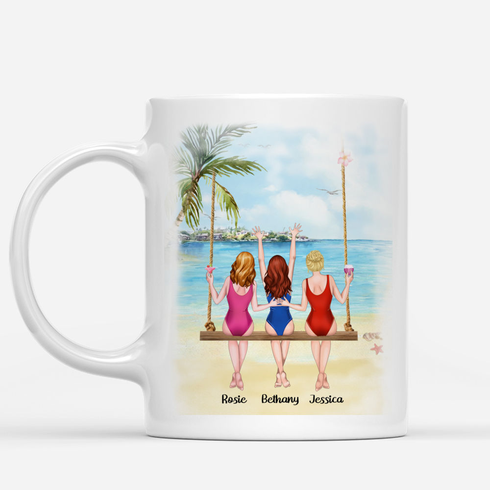 Up to 5 Women - You are the best beach i ever know - Personalized Mug_1