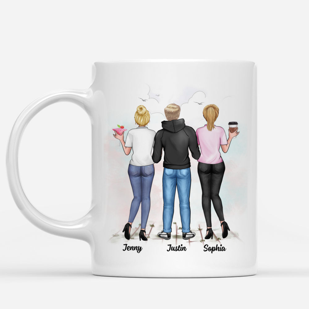 Personalized Mug - Family - Bro&Sis - Side by side or miles apart brothers and sisters_1