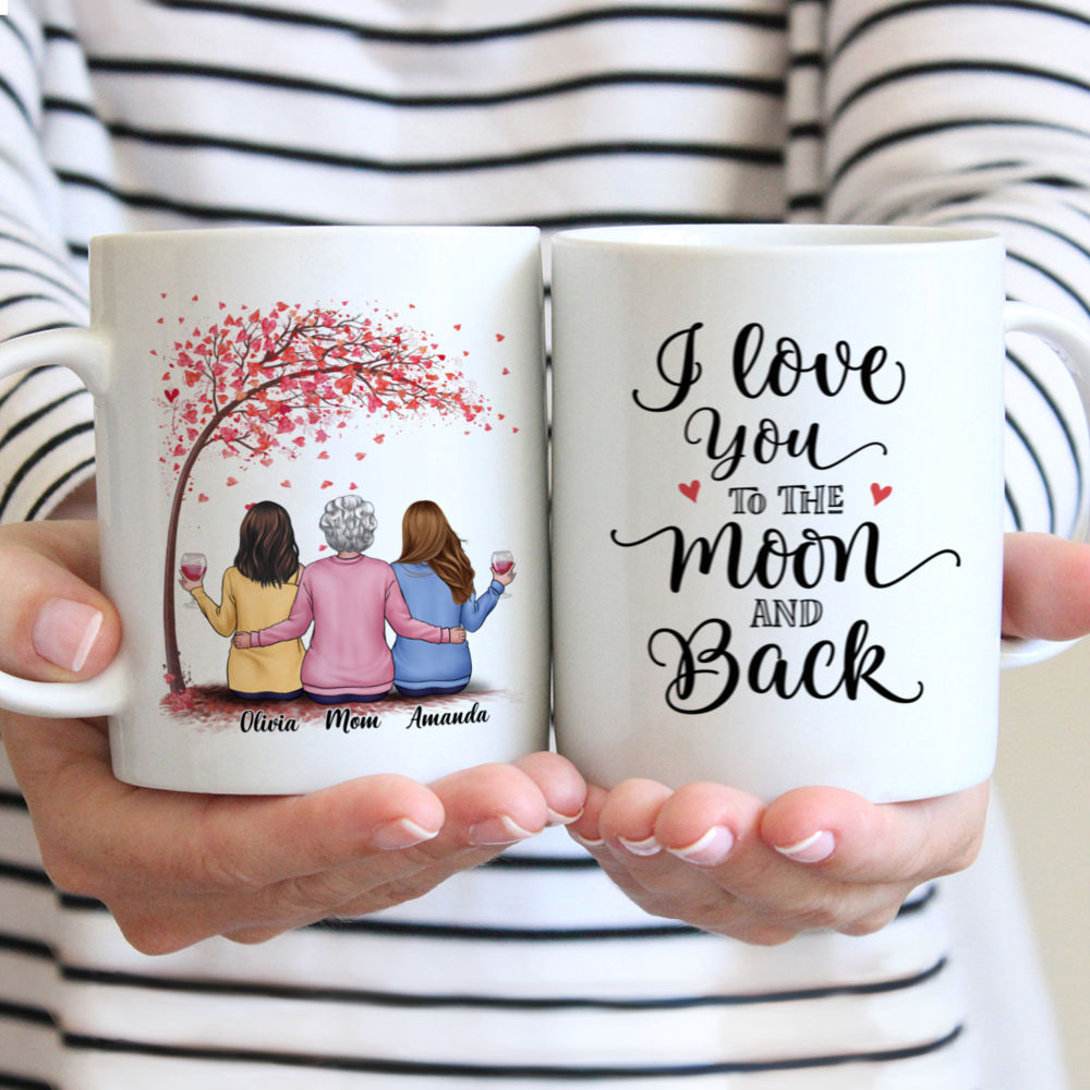 Personalized Mug - Mother's Day - I love you to the moon and back