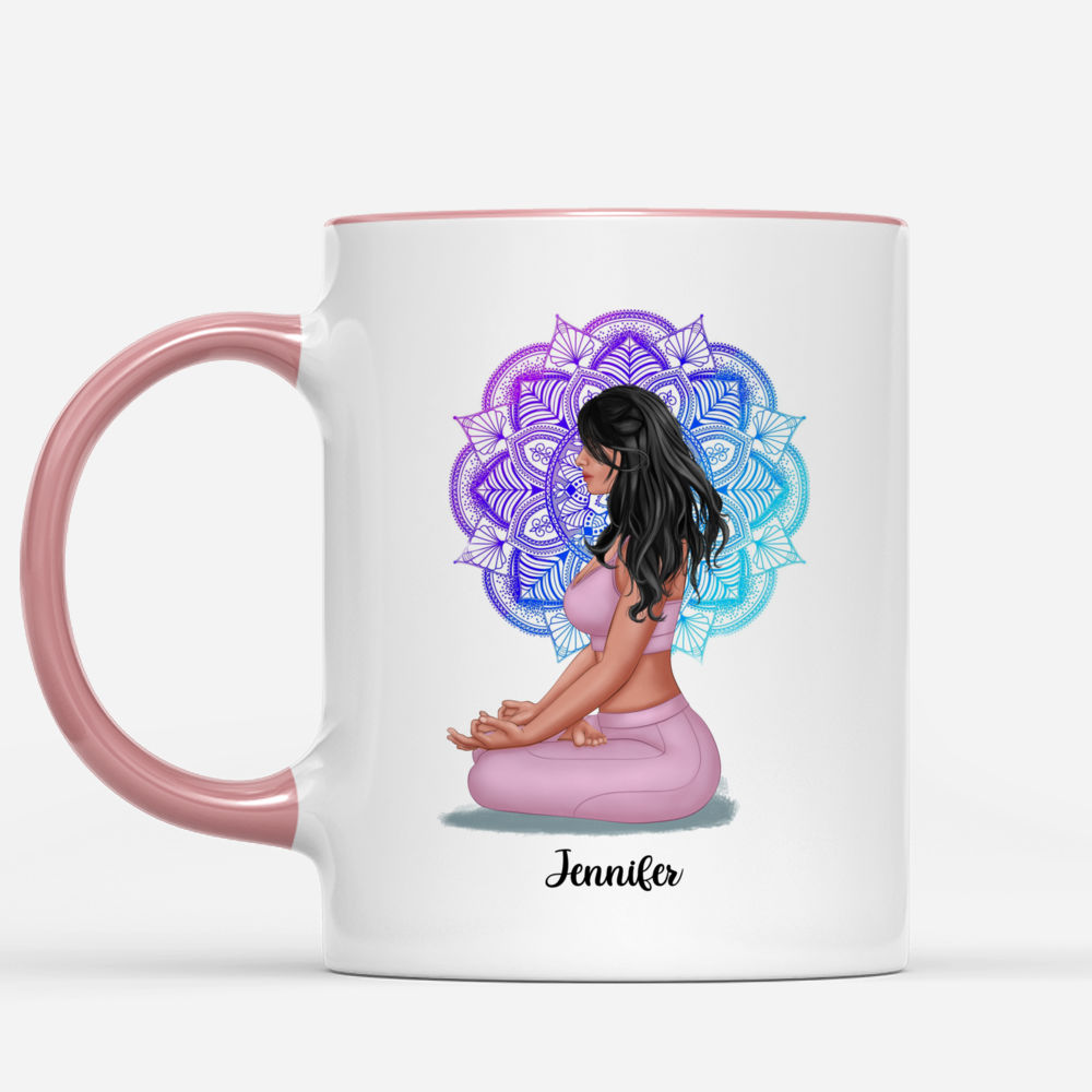 Personalized Yoga Mug, Yoga Lover Mom Gifts Mug for Women Mothers