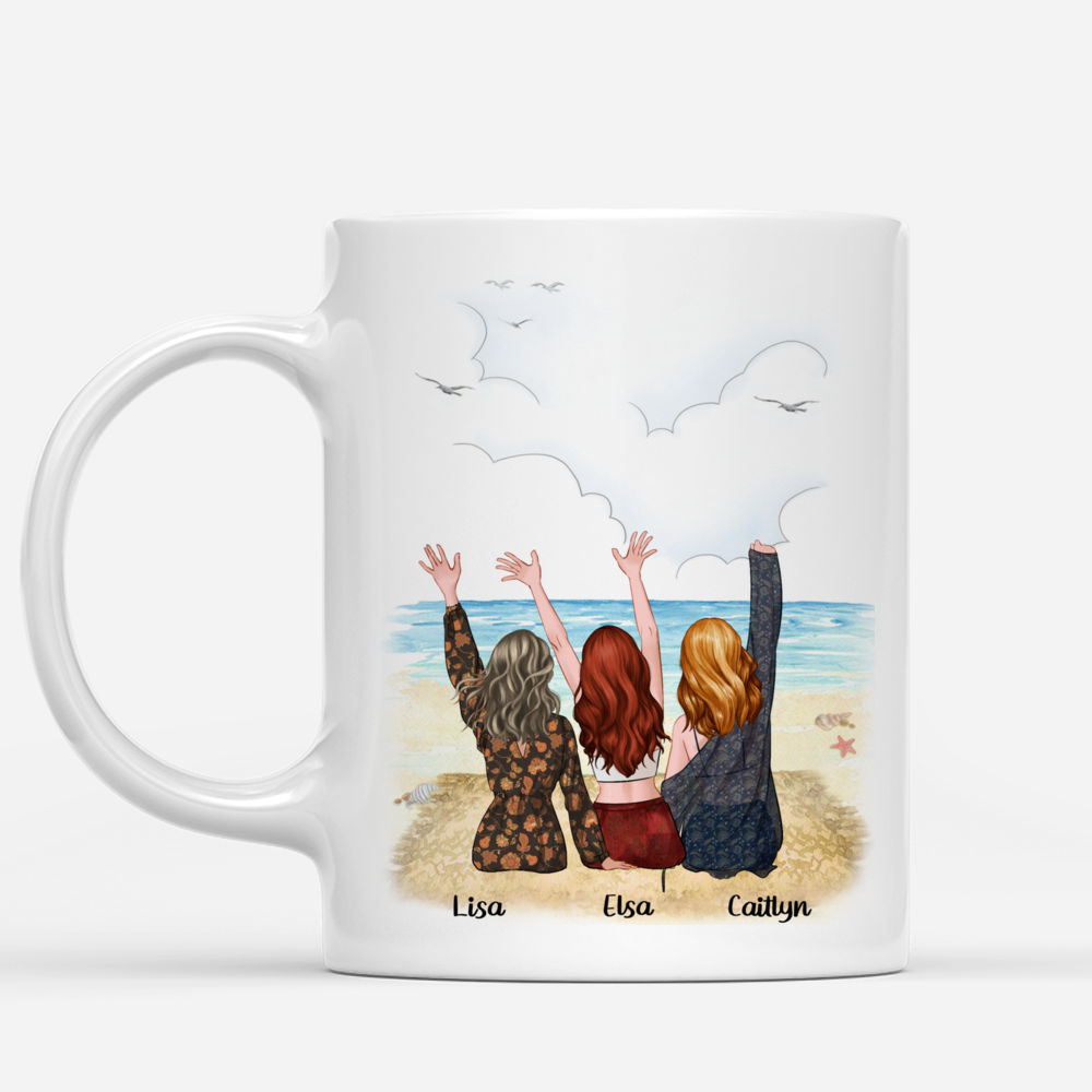 Personalized Mug - Best friend - Beaches Booze And Besties_1