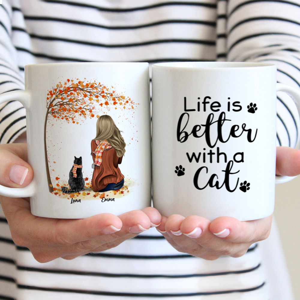 Fall Coffee Mug Cute Coffee Mug Just a Girl Custom Coffee 