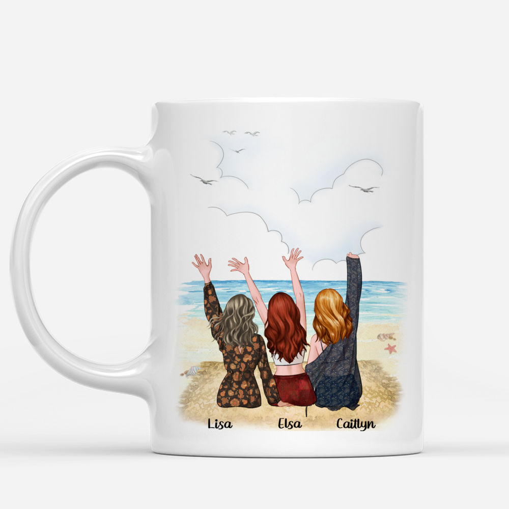 Personalized Mug - Up to 5 girls - I Love You To The Beach And Back_1