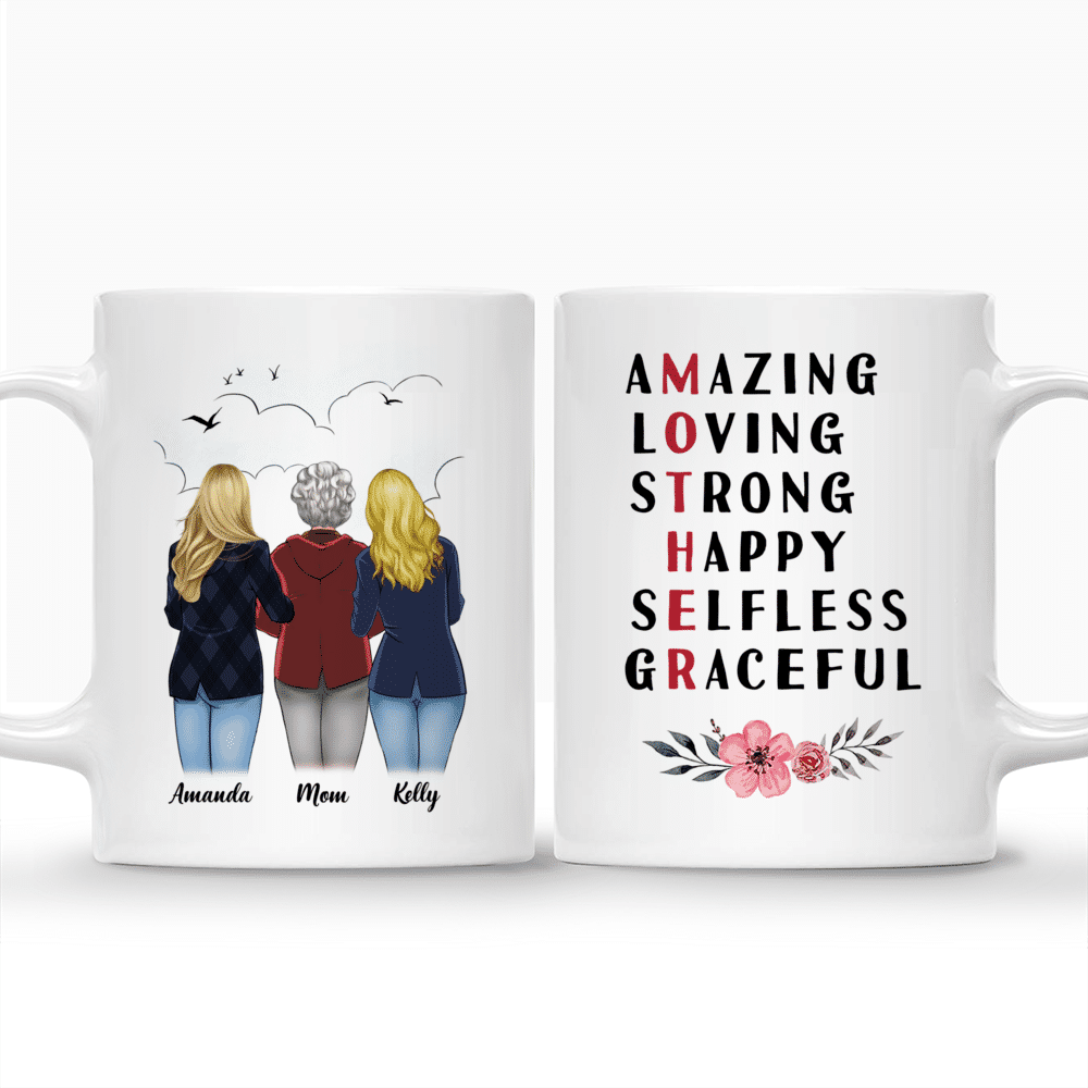 Womens Mama Wife Blessed Life Mom Gifts Mother's' Enamel Mug