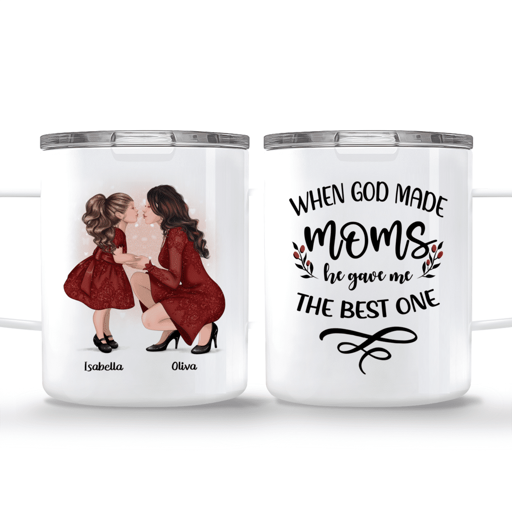 So God Made A Girl Mom Mug