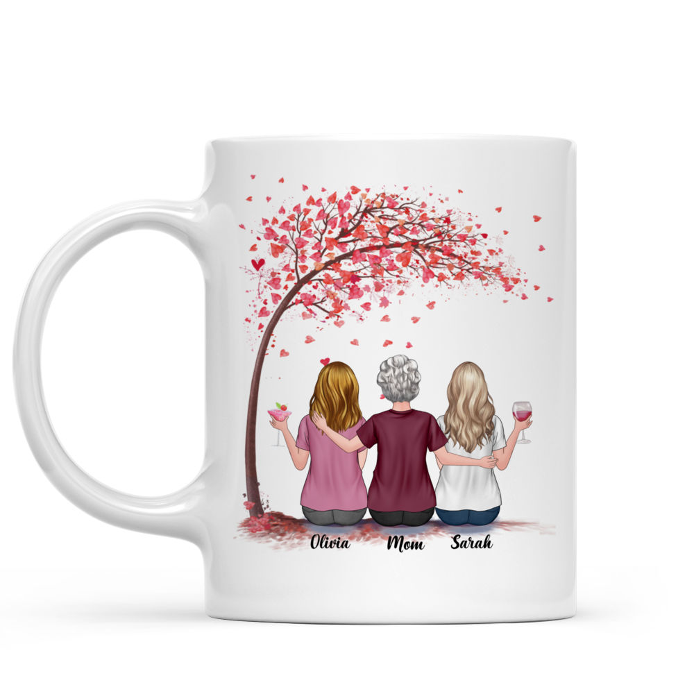 Personalized Mug - Mother & Daughter - Love - Mother And Daughters Forever Linked Together_1