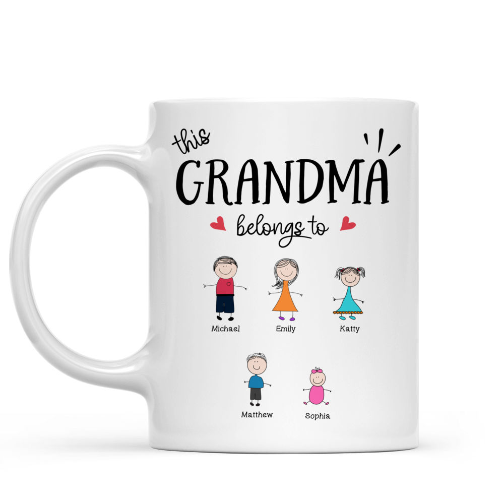 Personalized Mug for Grandma - This Grandma/ Nana Belongs to..._2