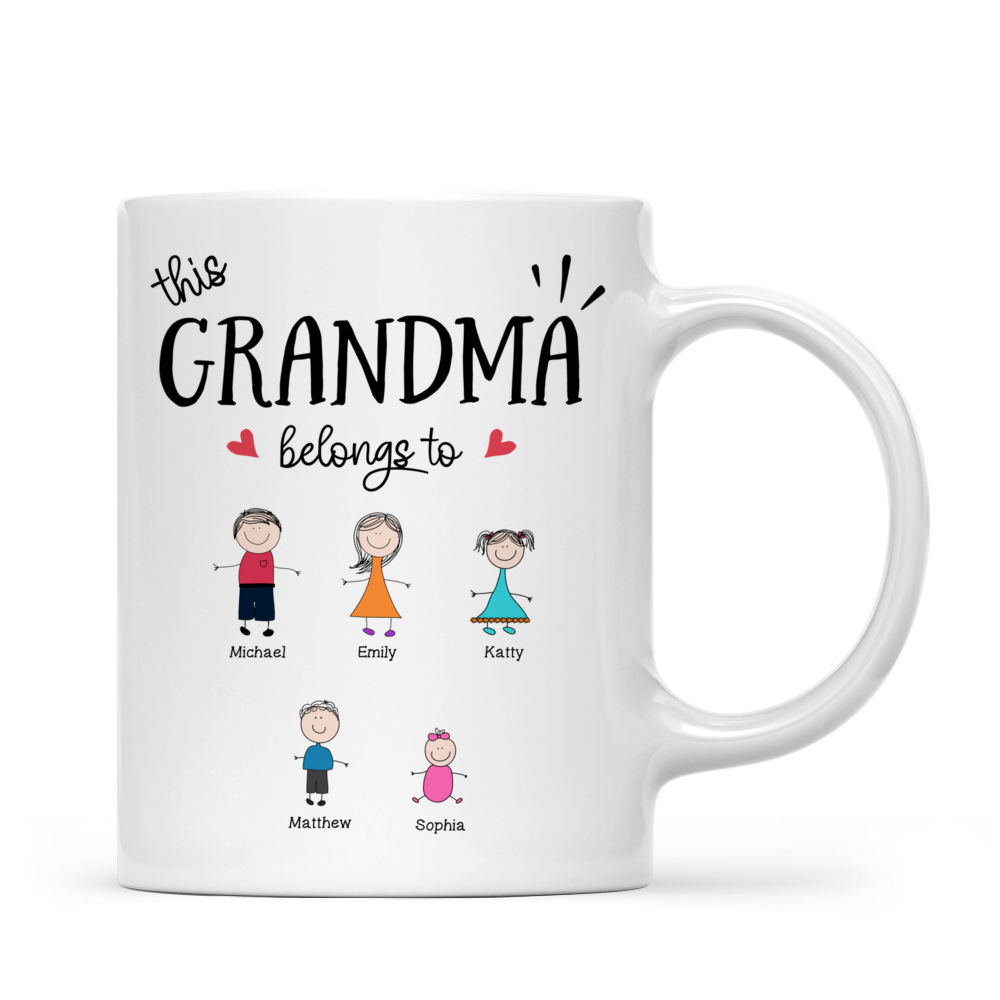 Personalized Mug for Grandma - This Grandma/ Nana Belongs to..._3