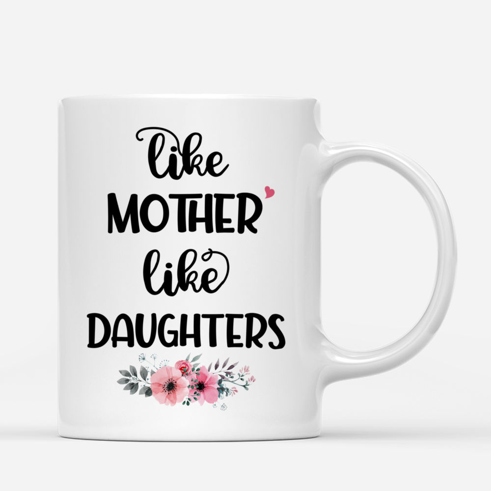 Feminine Florals Personalized Mom Coffee Mug 11 oz White