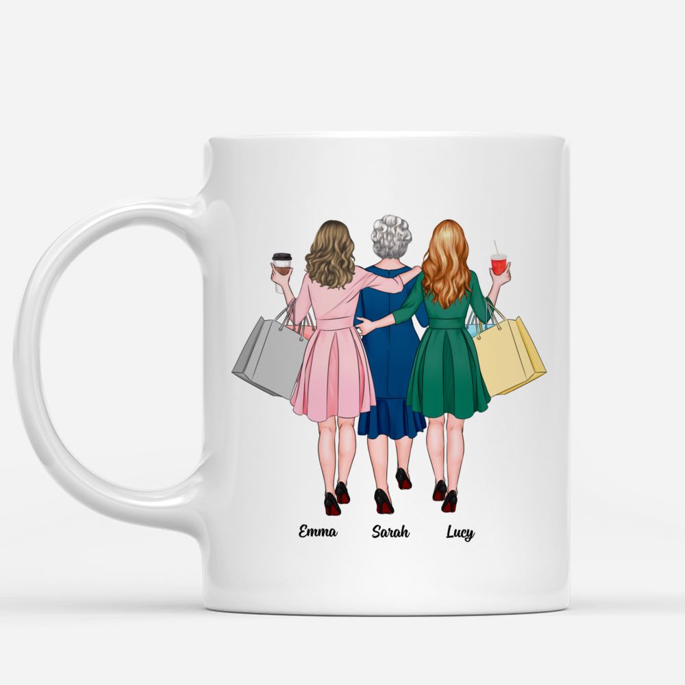 Personalized Mug - Mother Day - Shopping Time - Out of all the moms in the world Im so glad you are mine_1