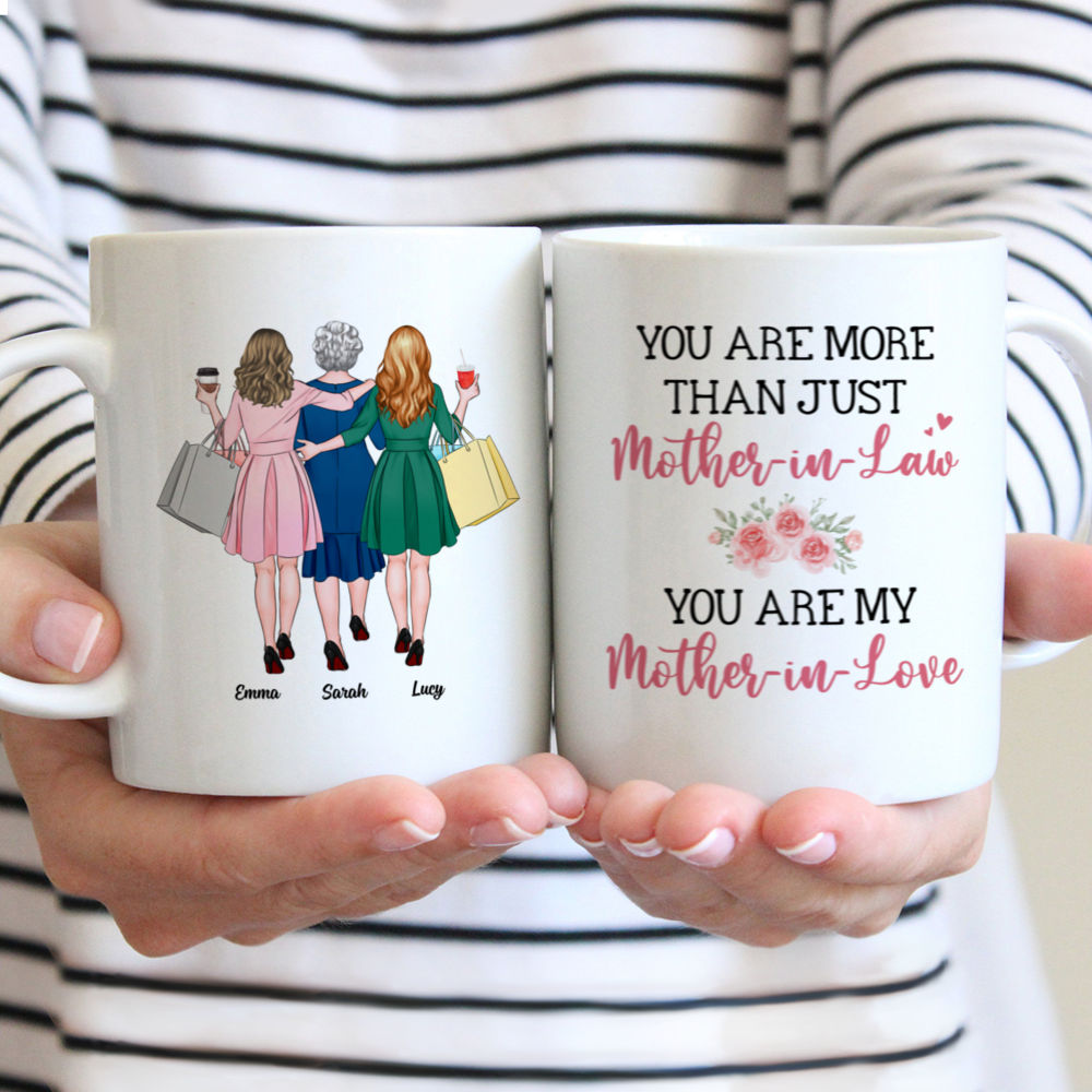 Personalized Mug - Mother Day - Shopping Time - You are more than just mother-in-law you are my mother-in-love