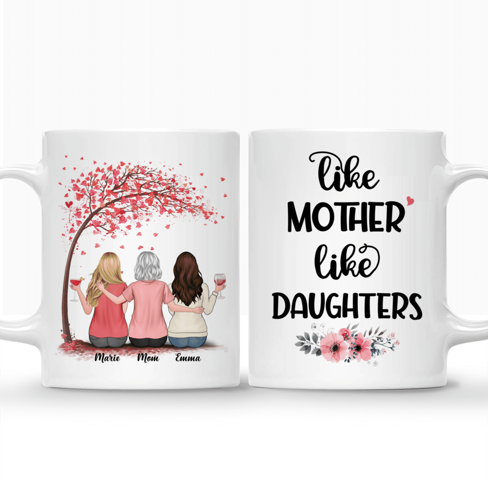 Personalized Mug - Mother & Daughters - Like Mother Like Daughters (3605)_3
