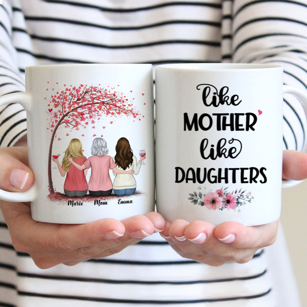 Personalized Mug - Mother & Daughters - Like Mother Like Daughters (3605)