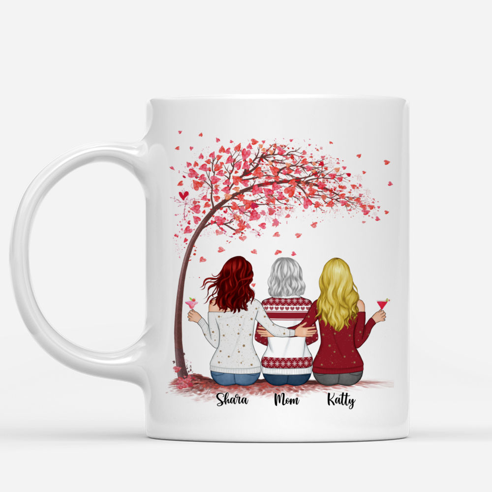 Personalized Mug - Mother & Daughters - The Love Between A Mother And Daughters Is Forever (3648)_1