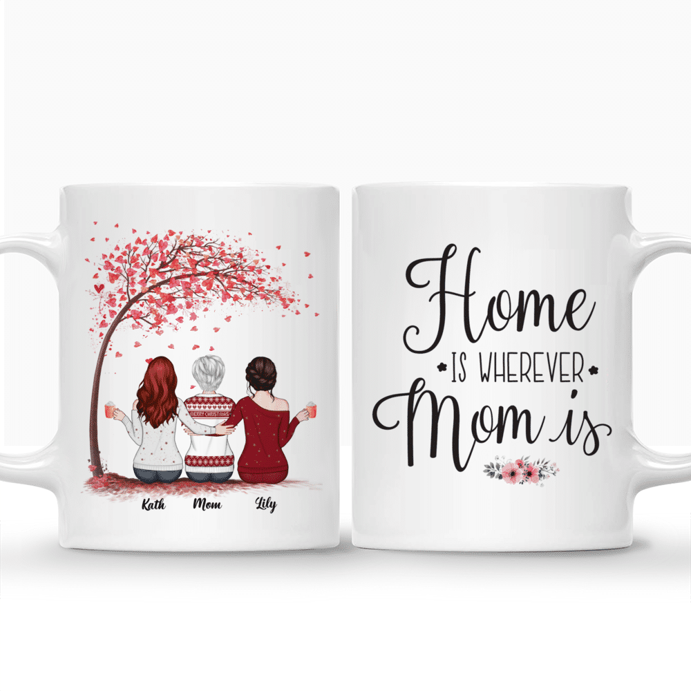 Personalized Mug - Mother & Daughter - Home is wherever mom is_3