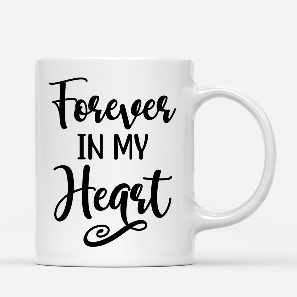 Personalized Mug - Girl and Dogs - Forever In My Heart (3658)_2