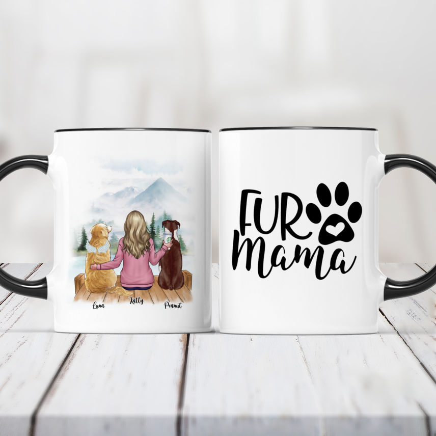 Folk Art Coffee Mug - Mimi The Mama Bear - Sunnyside Gift Shop