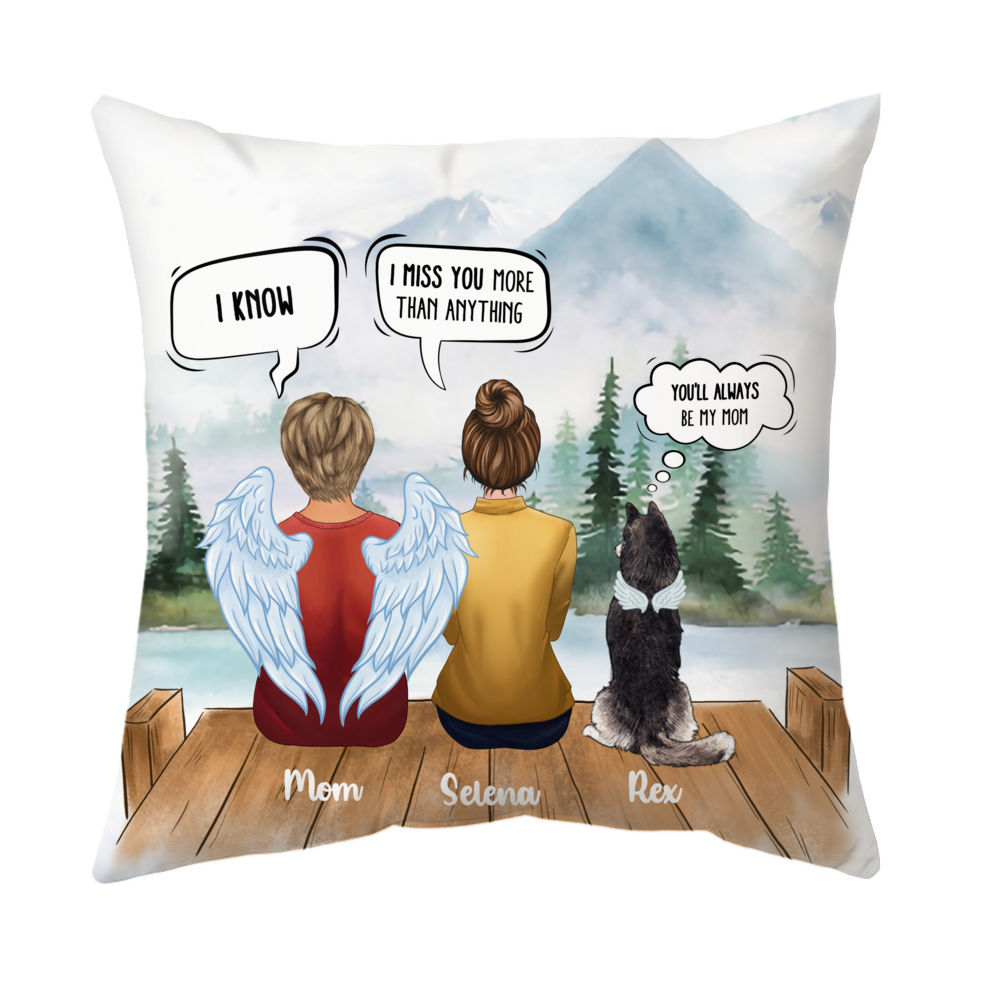 Customizable Throw Pillow - I Miss You More Than Anything, I Know