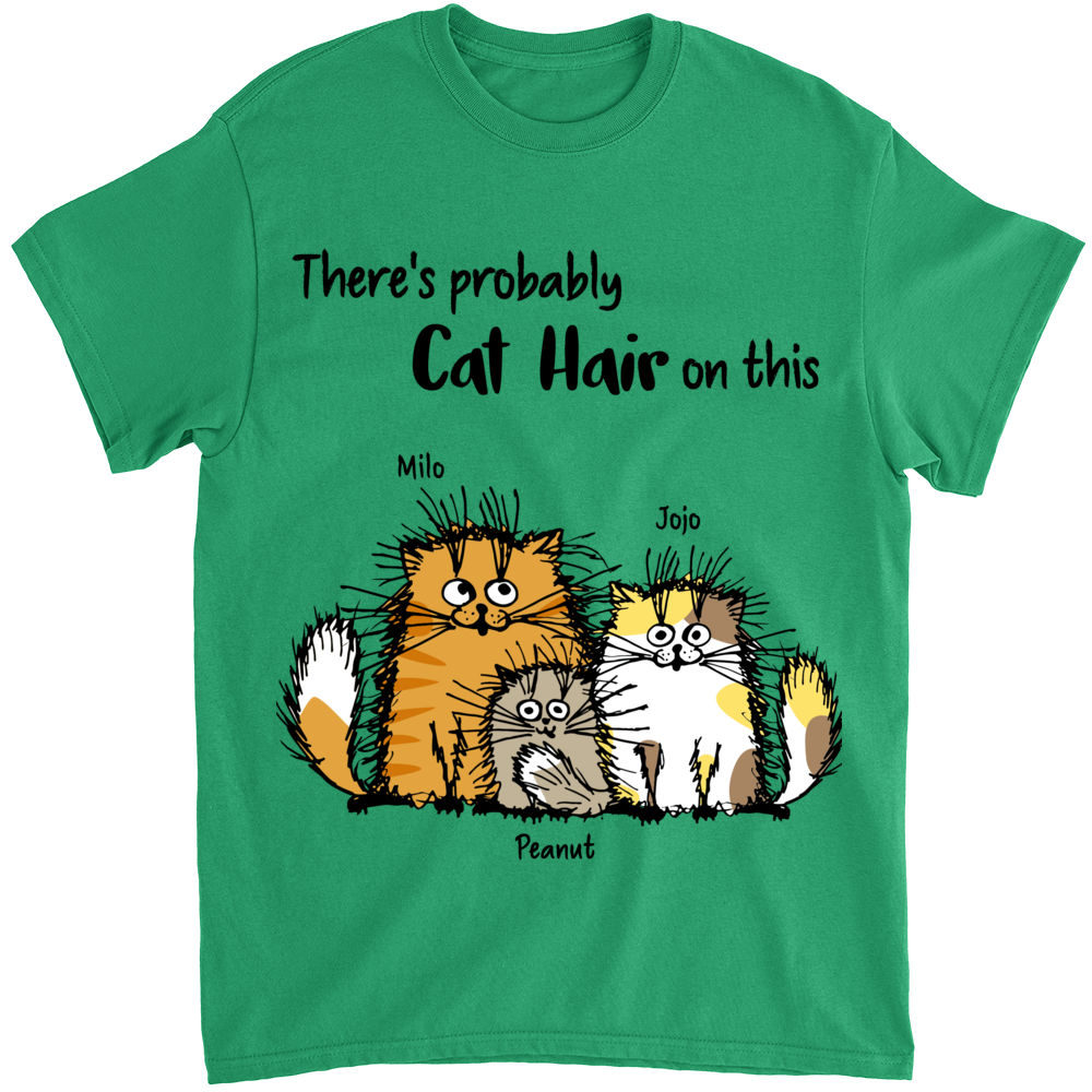 Personalized Shirt - Cat Family - TShirt - There's probably cat hair on this