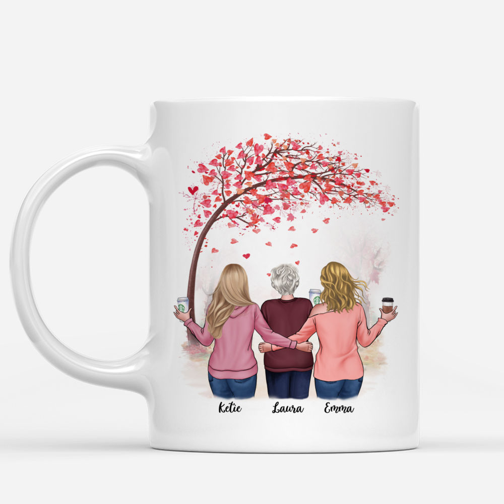 Daughter and Mother - Like Mother like Daughters - Love 2 - Personalized Mug_1