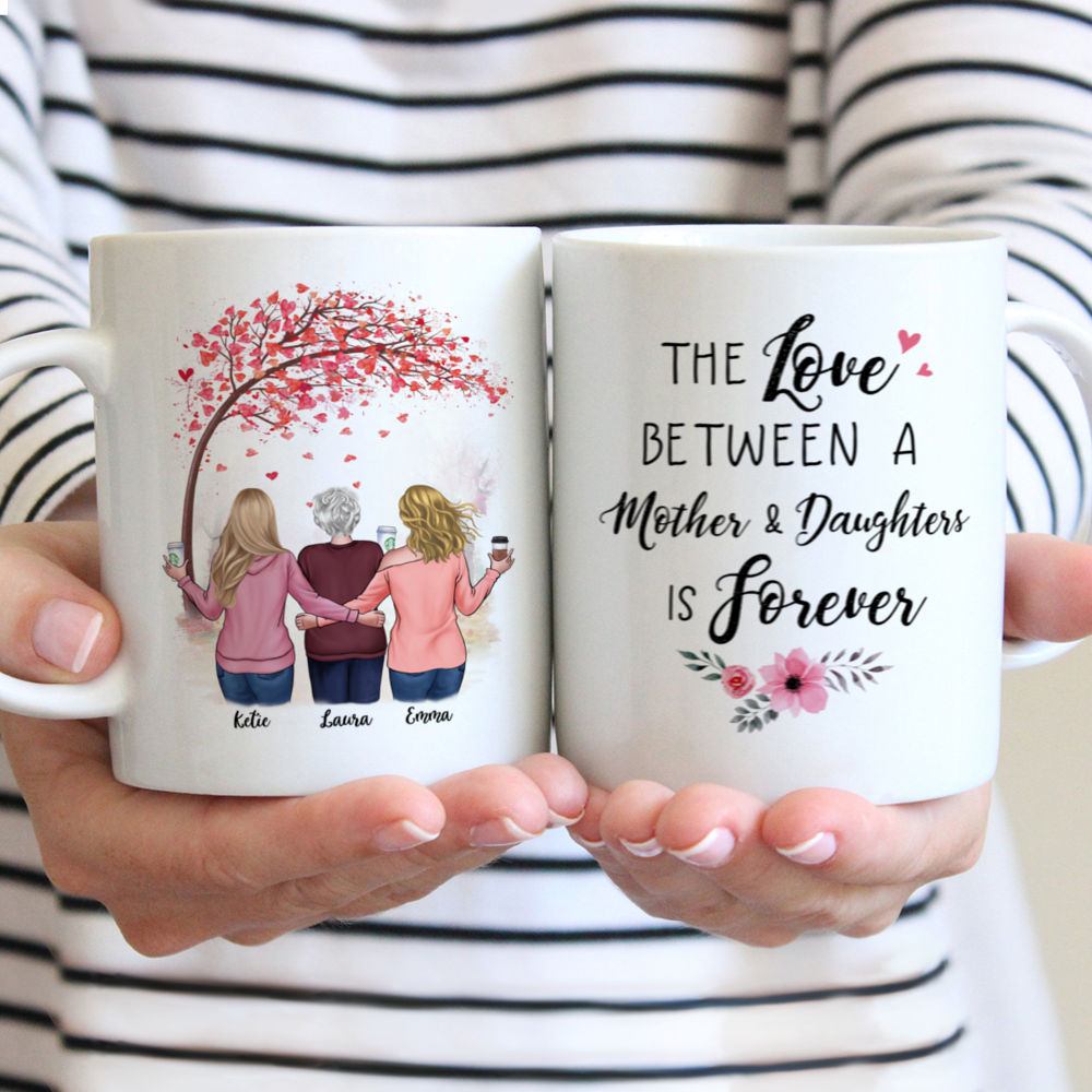 Personalized Mug - The Love Between Mother & Daughter is Forever (Love)