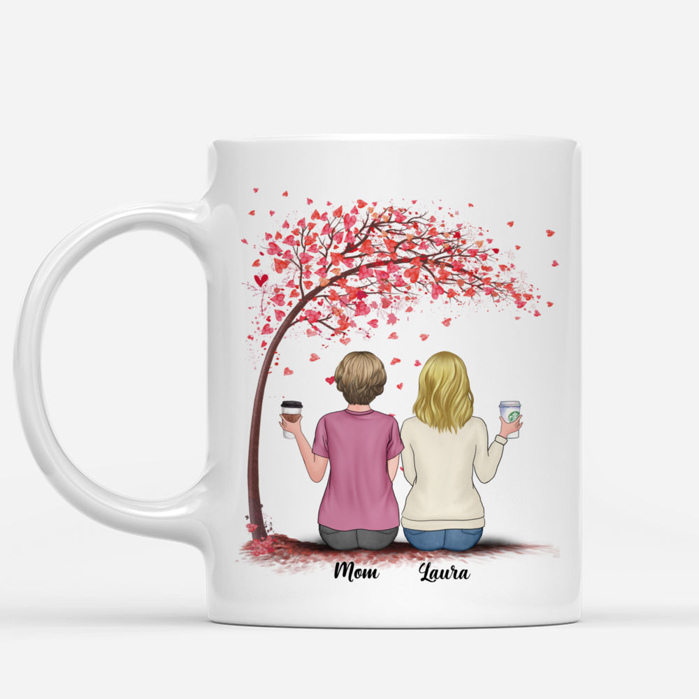 Personalized Mug - Mother & Daughters - Home Is Where Mom Is (Ver 2) (3605)_1