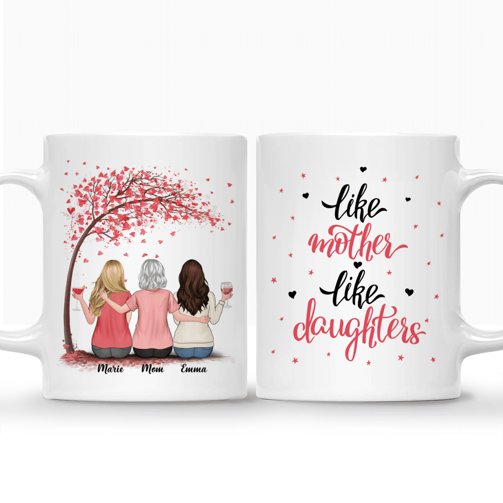 Personalized Mug - Mother & Daughters - Like Mother Like Daughters (Ver 2) (3605)_3