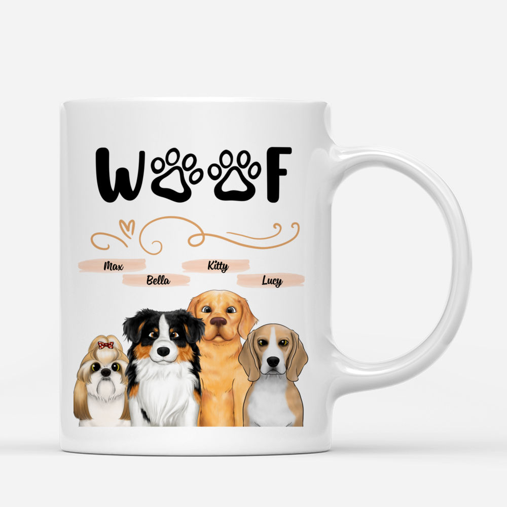 Personalized Mug - Peeking Dog - Woof_4