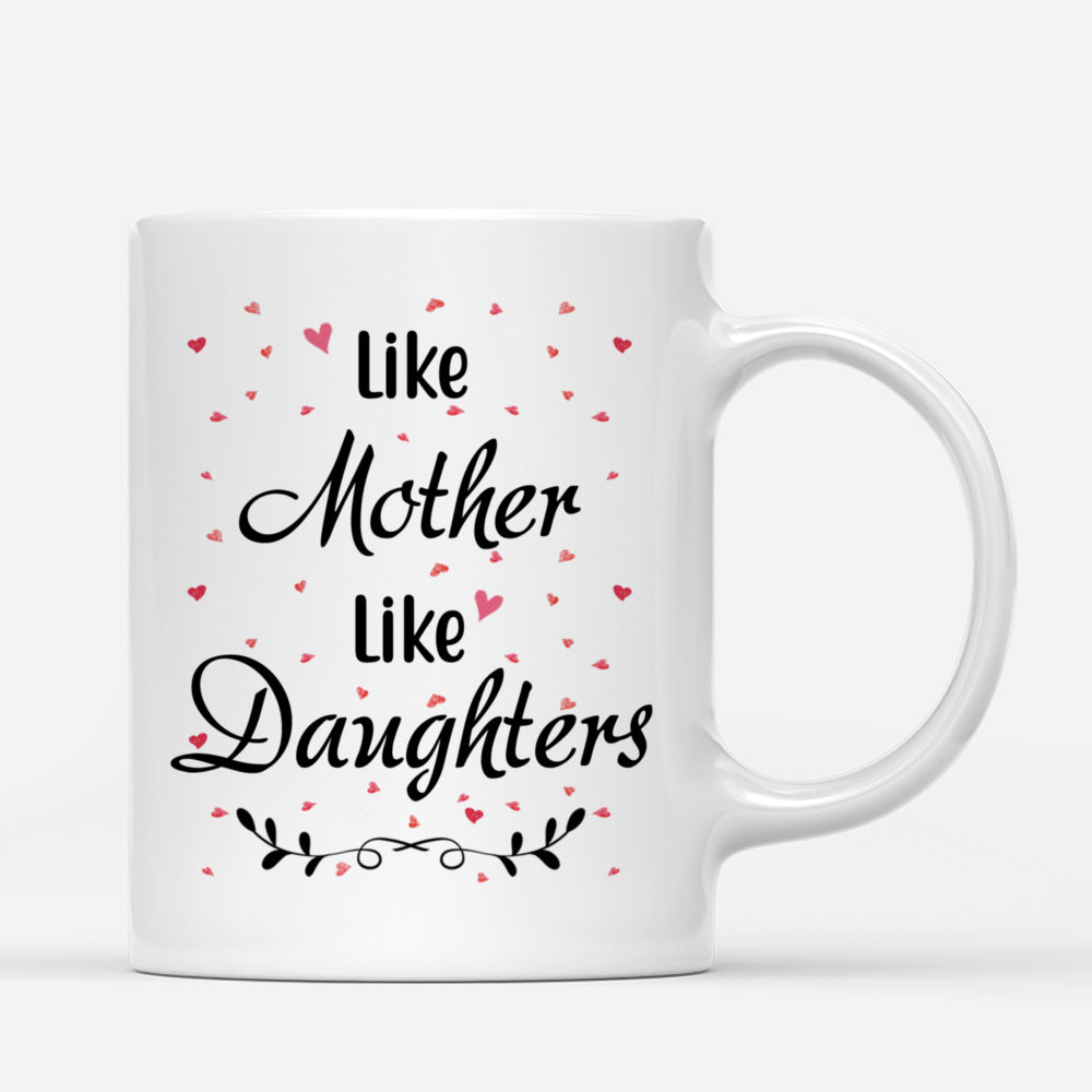 Personalized Mug - Mother & Daughters - Like Mother, Like Daughters (Love Tree)_2