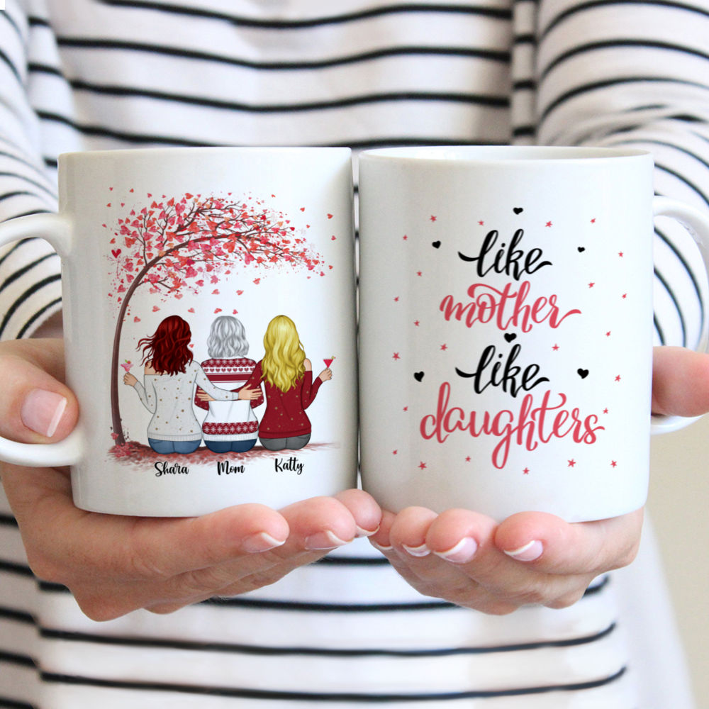 Personalized Mug - Mother & Daughters - Like Mother Like Daughters (Ver 2) (3648)