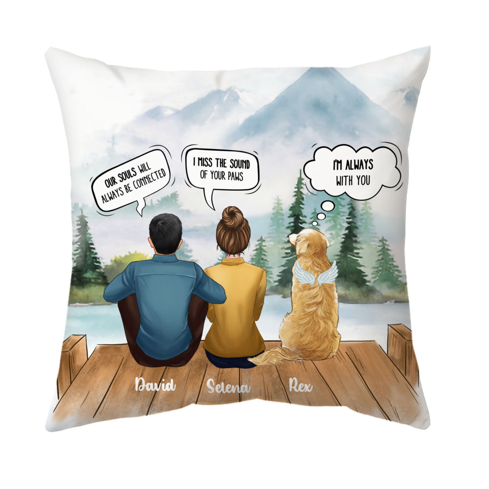 Personalized Pillow - I Miss The Sound Of Your Paw (Memorial)