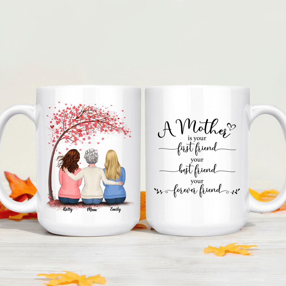 Personalized Mug - Mother & Daughters - We Got It From Our Mama (2.1)