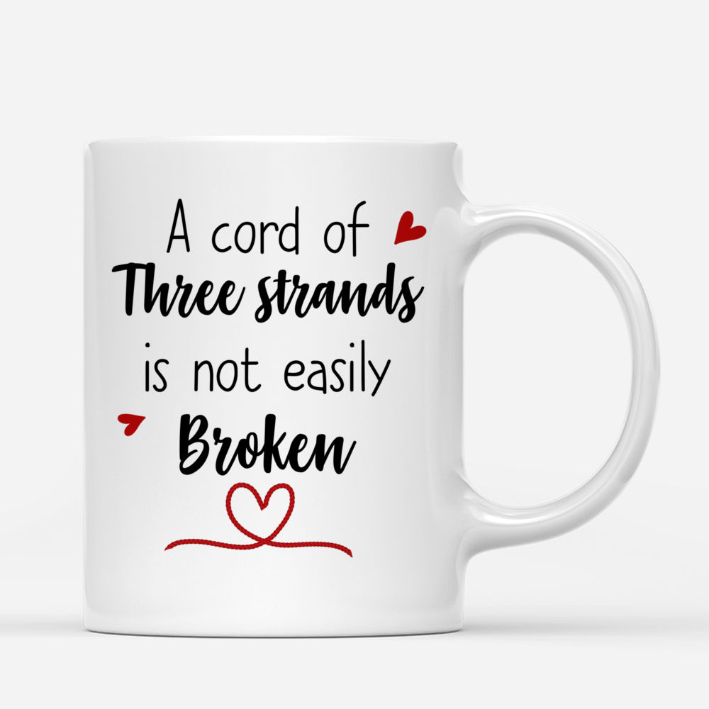 Personalized Mug - Family - Bro&Sis -  A cord of three strands is not easily broken (N)_2