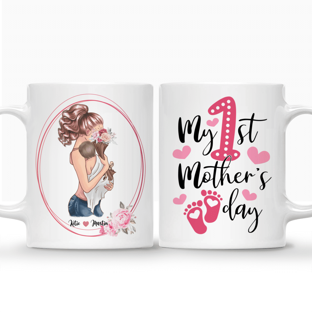 Family - My 1st Mother's day (3761) - Personalized Mug_3