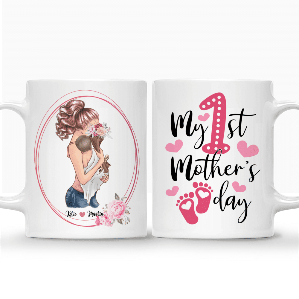 Personalized Mug - Family - My 1st Mother's day (3761)_3