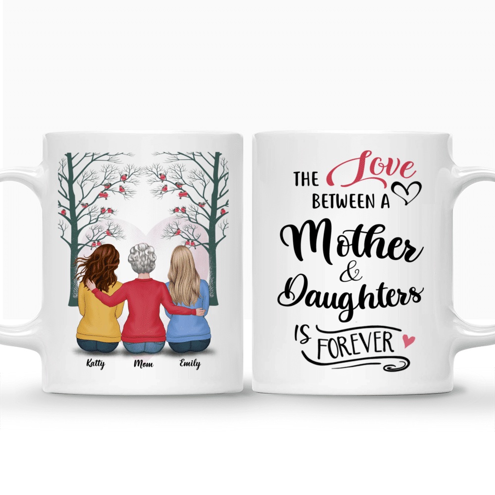 Personalized Mug - Mother's Day - The Love Between A Mother & Daughters Is Forever_3