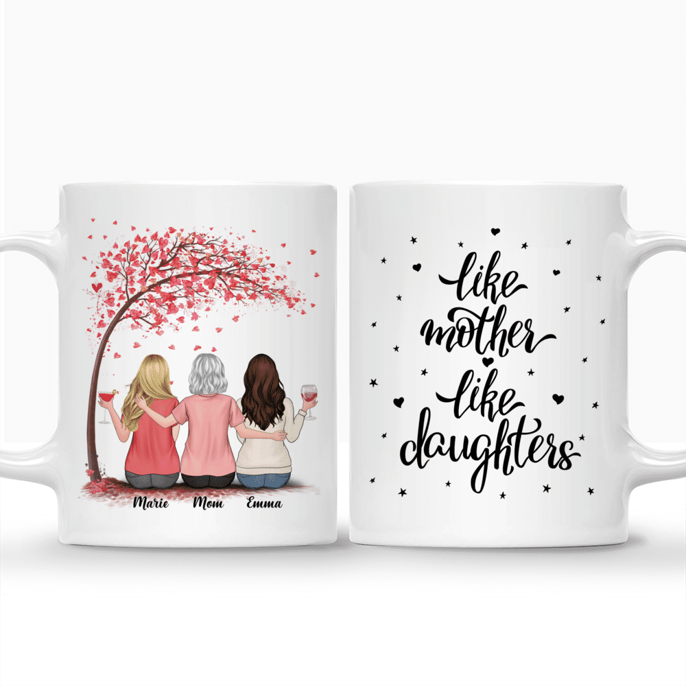 Mother & Daughters - Like Mother Like Daughters (Ver 3) (3605) - Personalized Mug_3